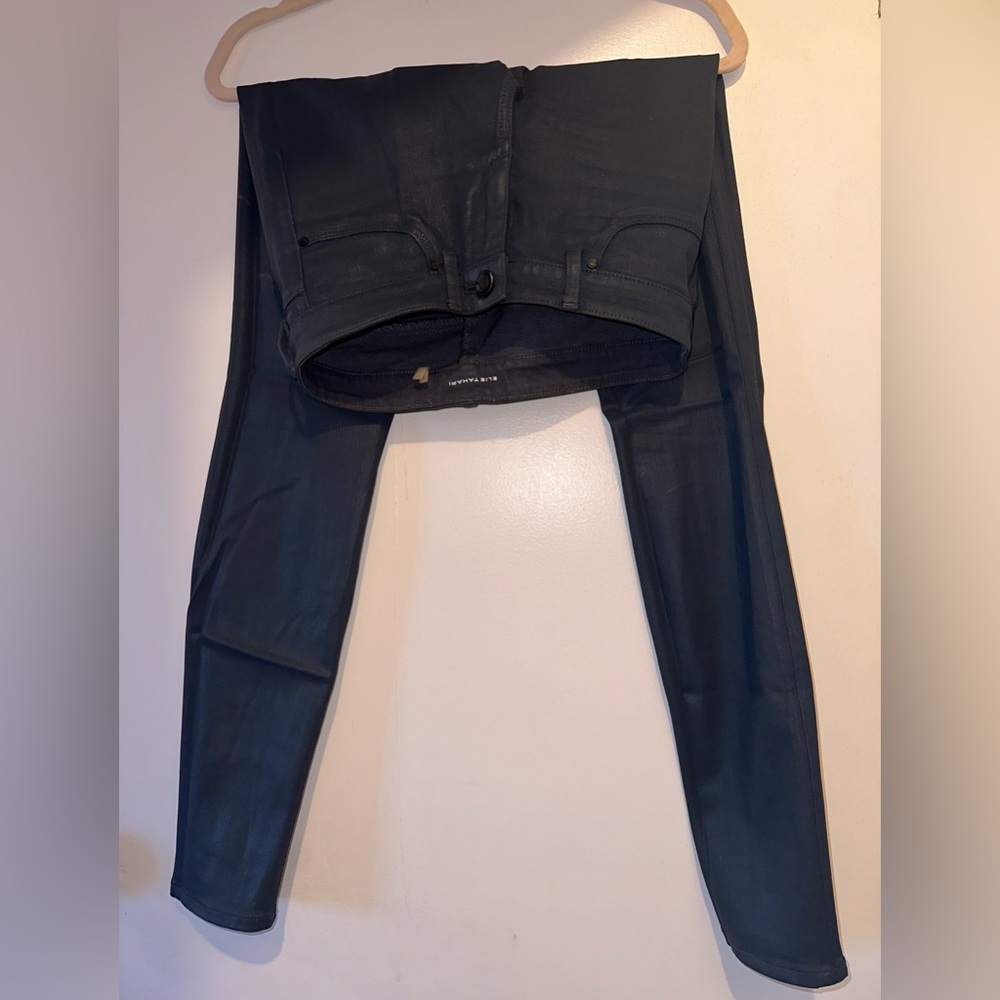 Grey paper denim women's jeans Elie Tahari jeans